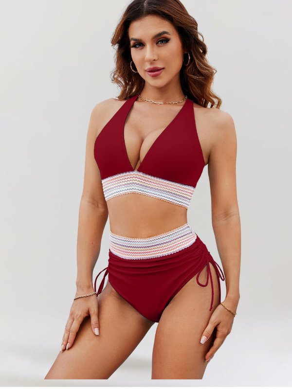 Amelie | High-Waist Tummy Control Bikini Set