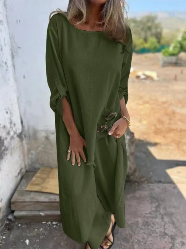 Octavia | Stylish Round Neck Two Piece Set