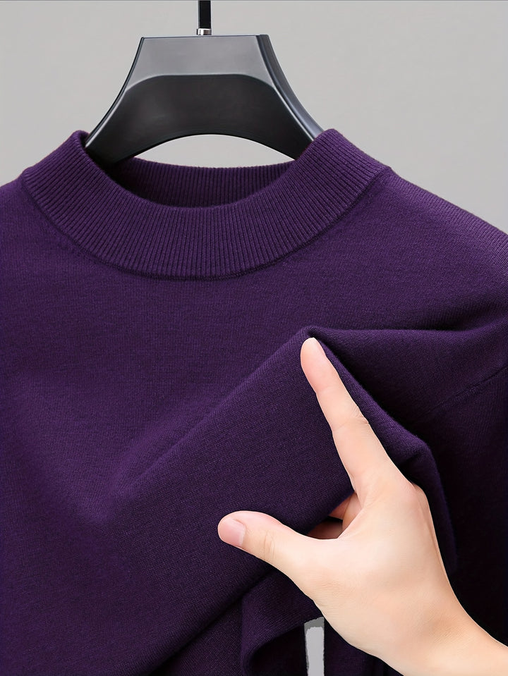 Tobias | Refined High-Neck Sweater
