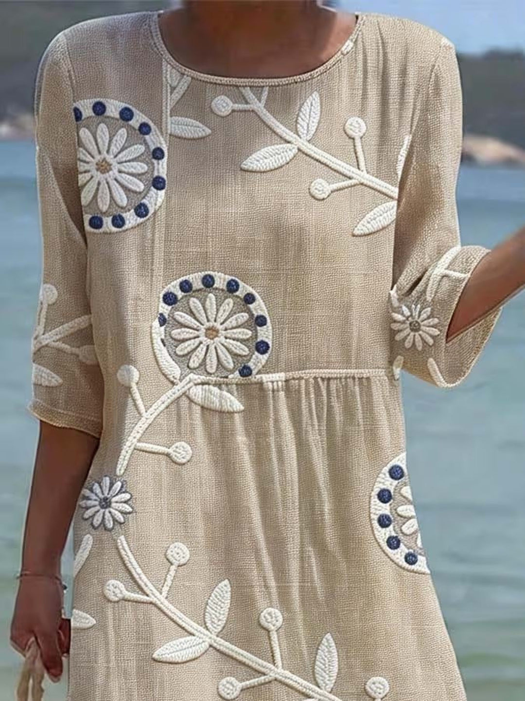 Charlotte | Elegant Mid Sleeve Dress