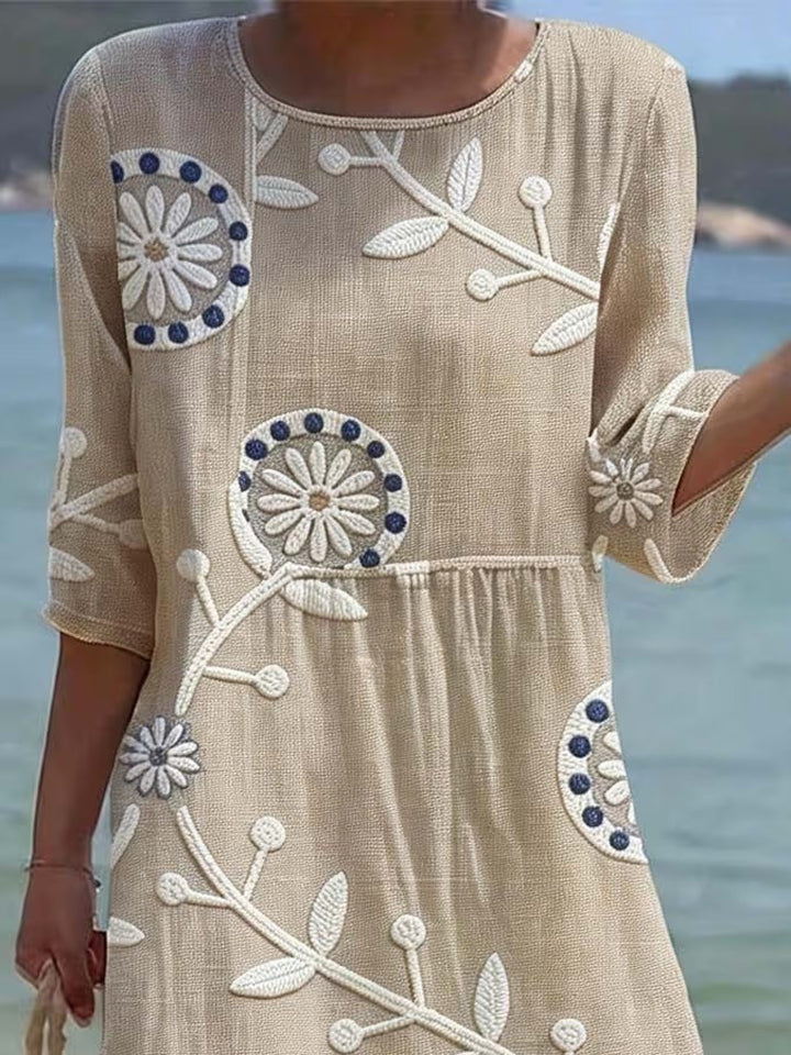 Charlotte | Elegant Mid Sleeve Dress
