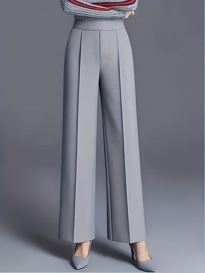 Marlene | High-Waisted Straight-Leg Trousers
