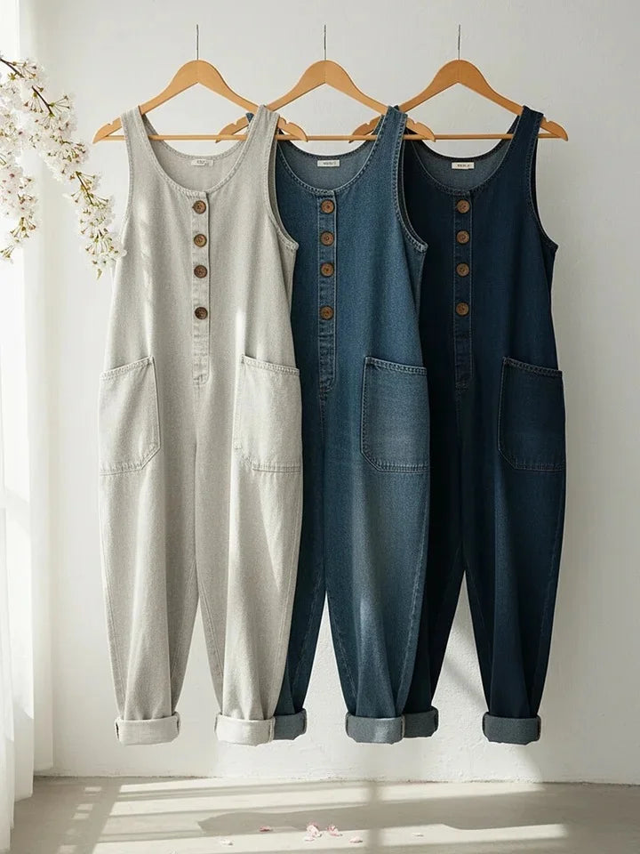 Bridget | Relaxed Button-Front Jumpsuit