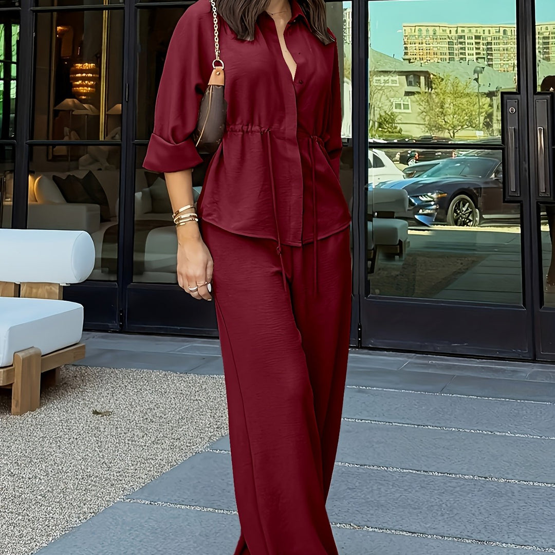 Miriam | Relaxed Drawstring Two-Piece Set