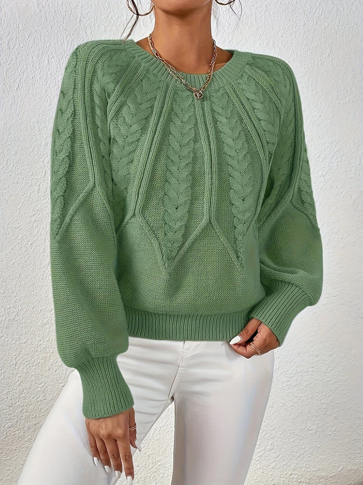 Ophelia | Relaxed Cable-Knit Sweater