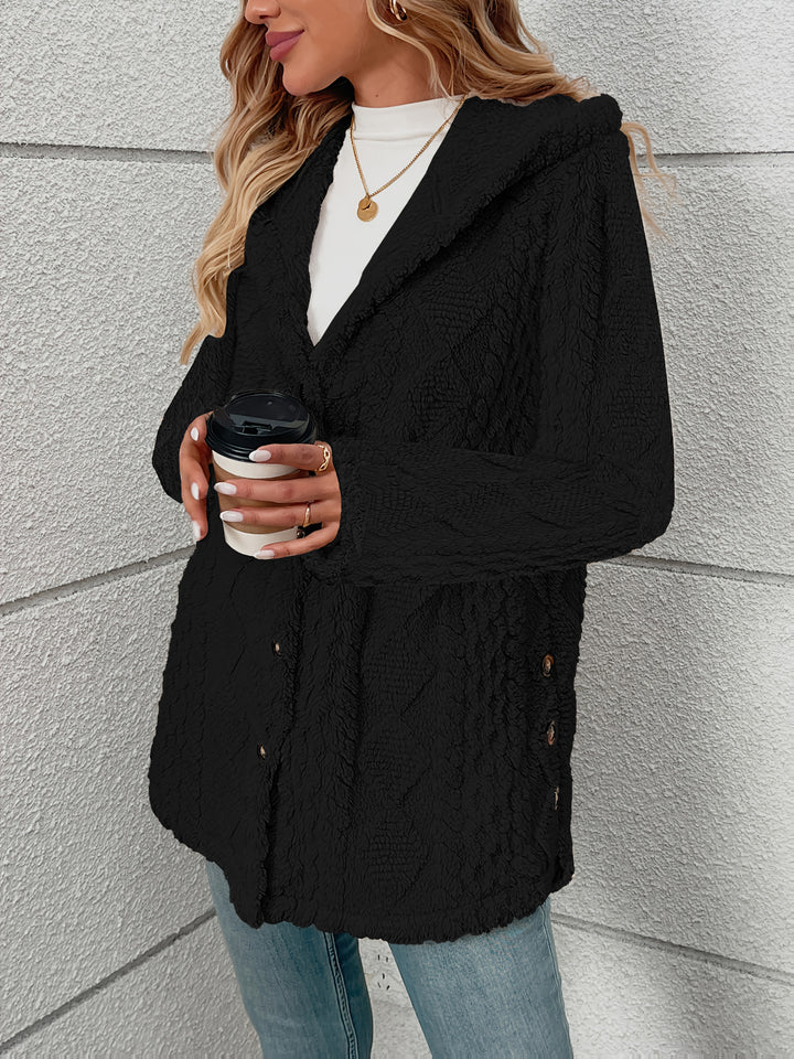 Sloane | Textured Hooded Jacket