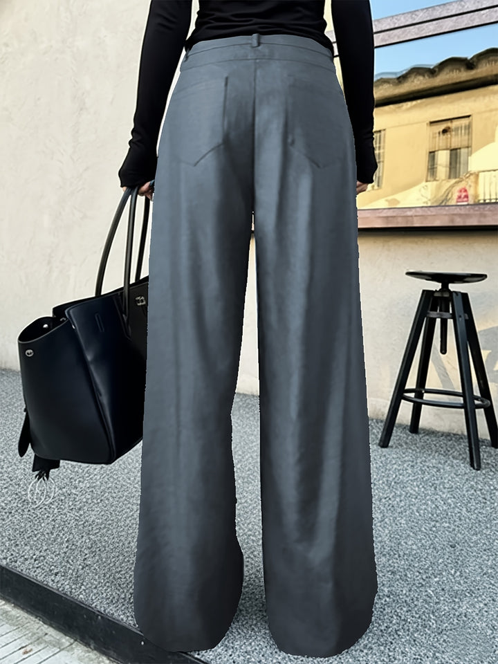 Astrid | Layered Wide-Leg Trousers