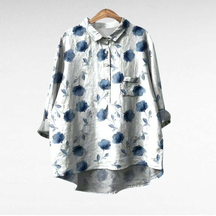 Alodie | Classic Floral Multicolour Blouse