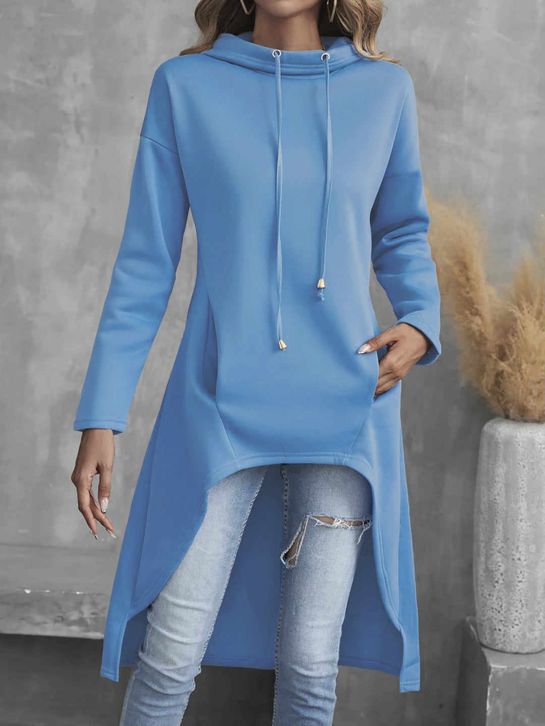 Faye | Relaxed High-Low Hoodie