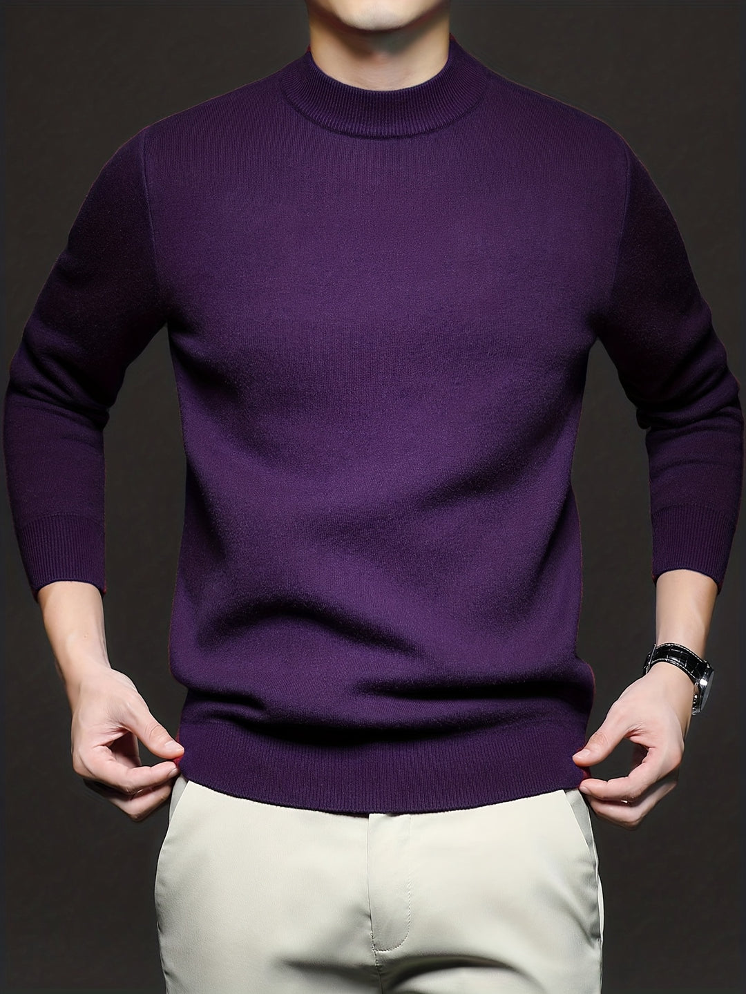 Reuben | Refined Mock-Neck Sweater
