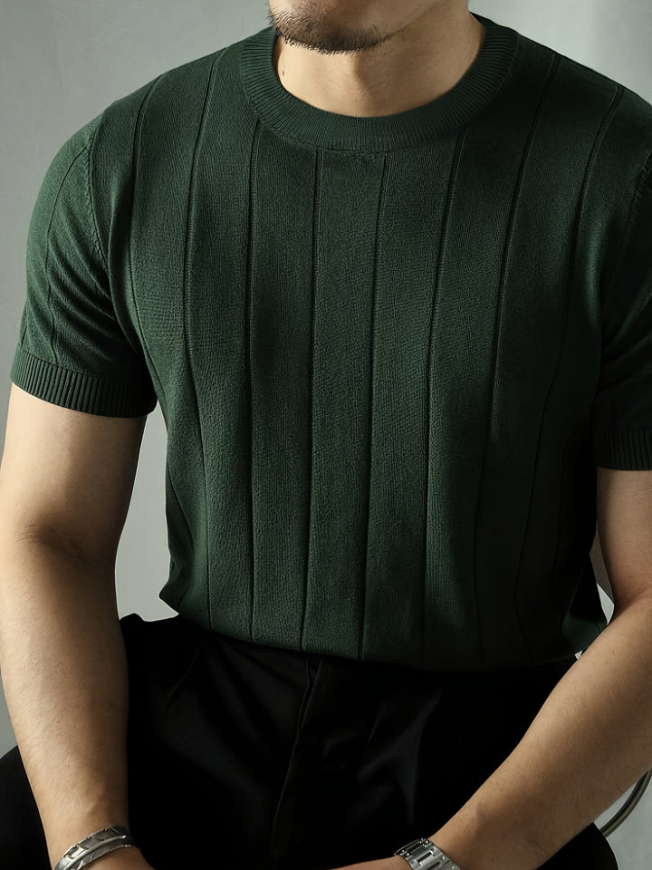 Julian | Ribbed Short-Sleeve Top