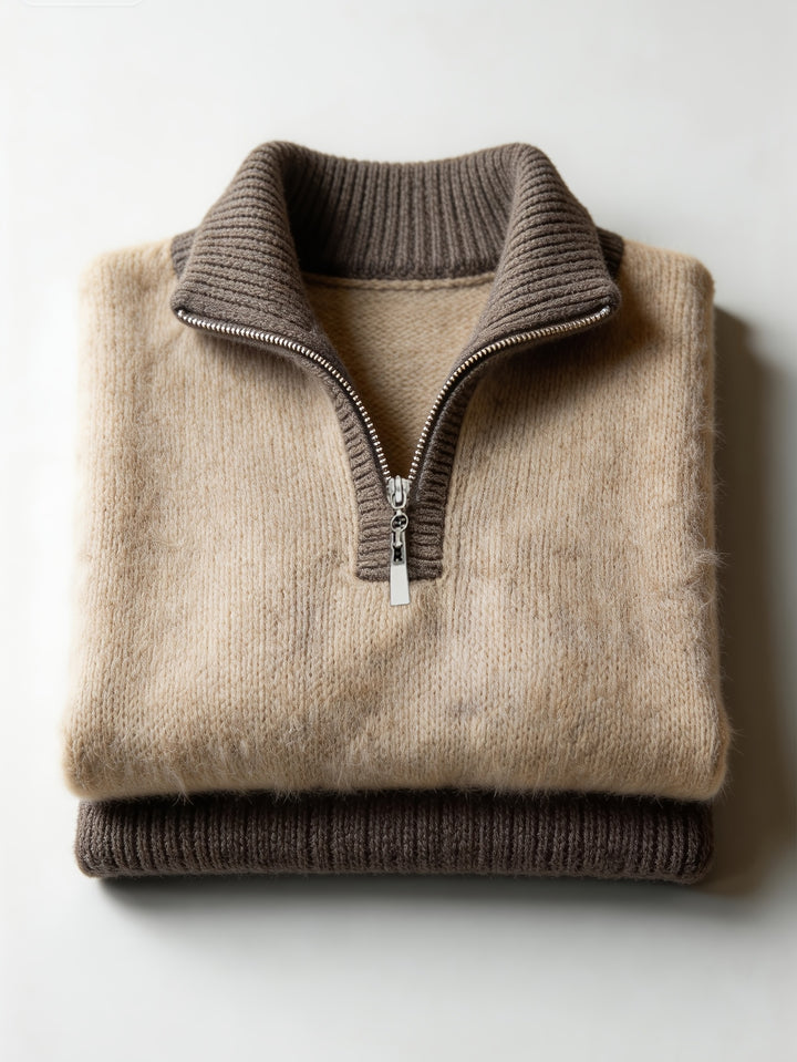 Sylvie | Relaxed Half-Zip Sweater