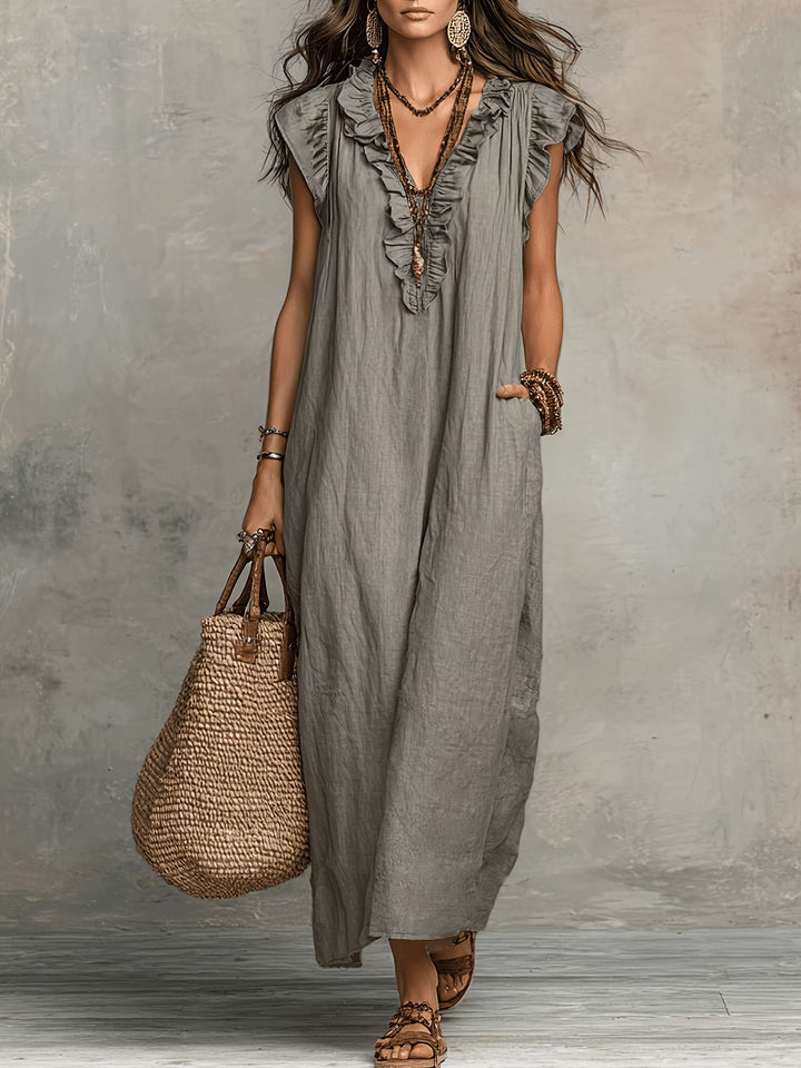 Nola | Stylish Ruffle Sleeveless Dress