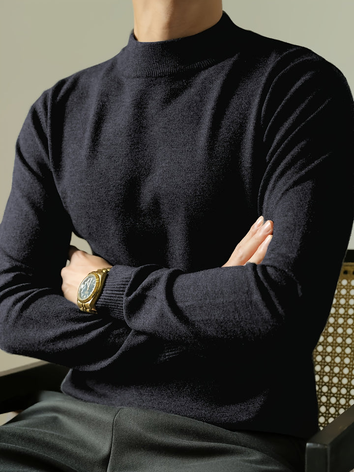 Tobias | Refined High-Neck Sweater