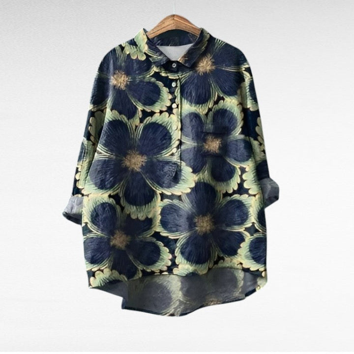 Alodie | Classic Floral Multicolour Blouse
