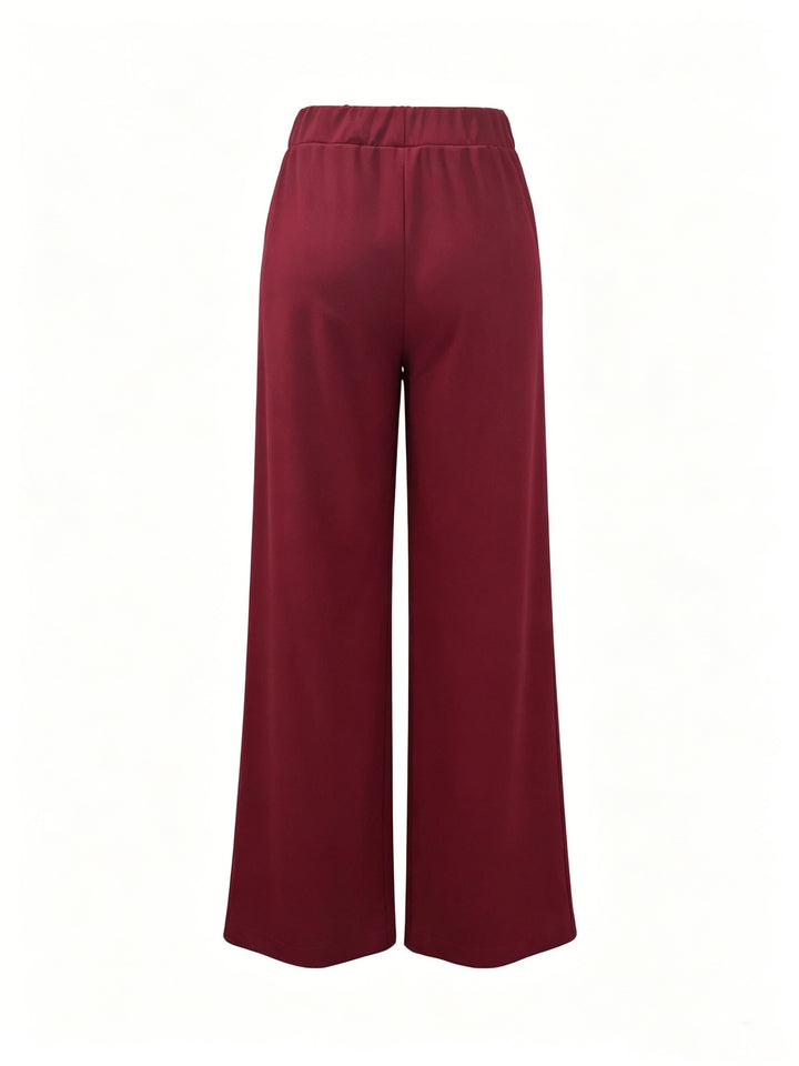 Marlene | High-Waisted Straight-Leg Trousers
