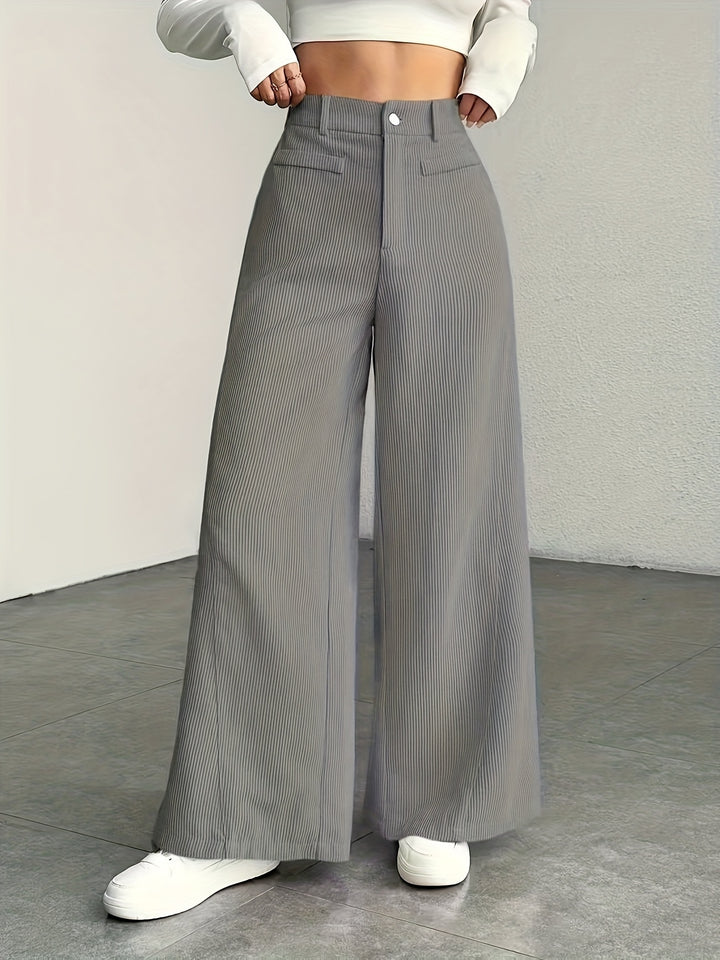 Nora | High-Waisted Wide-Leg Trousers