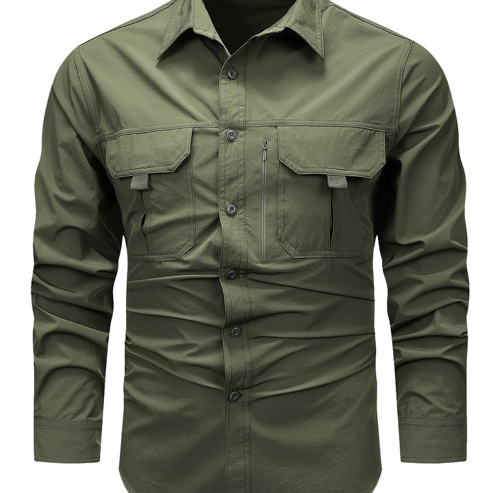 Hollis | Utility Long-Sleeve Cargo Shirt