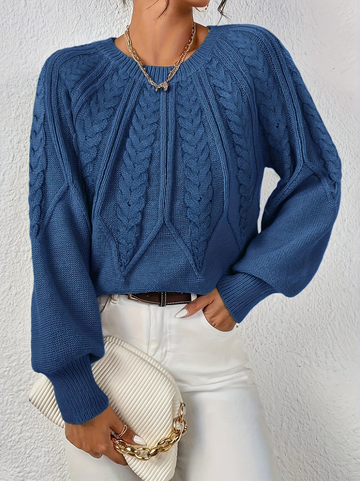 Ophelia | Relaxed Cable-Knit Sweater