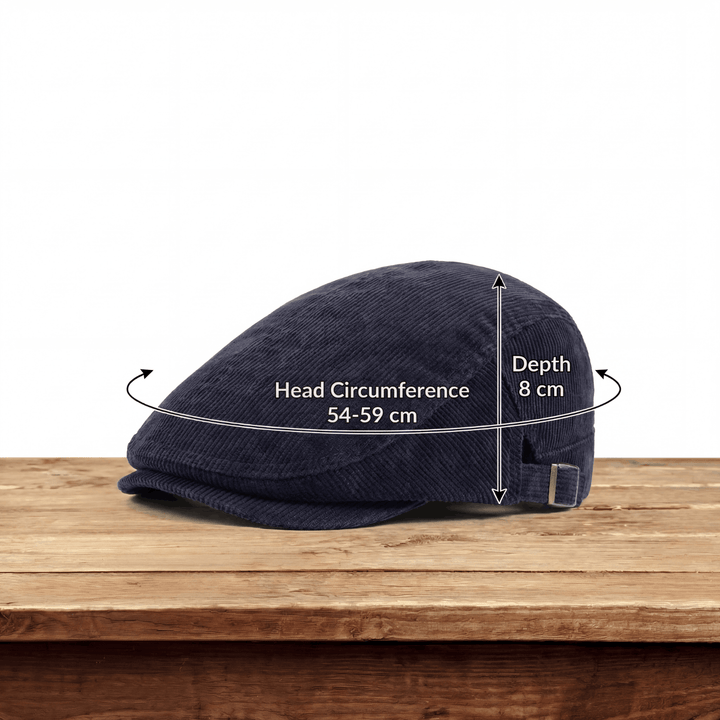 William | Classic Corduroy Flat Cap