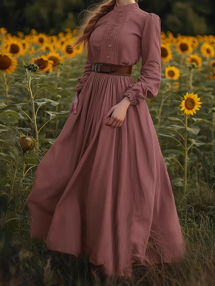 Susannah | Romantic High-Neck Maxi Dress