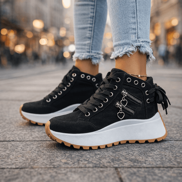 Fenella | Premium High Cut Lace Shoes