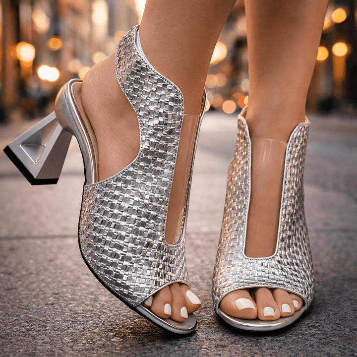 Viviana | Elegant Geometric Style Heels