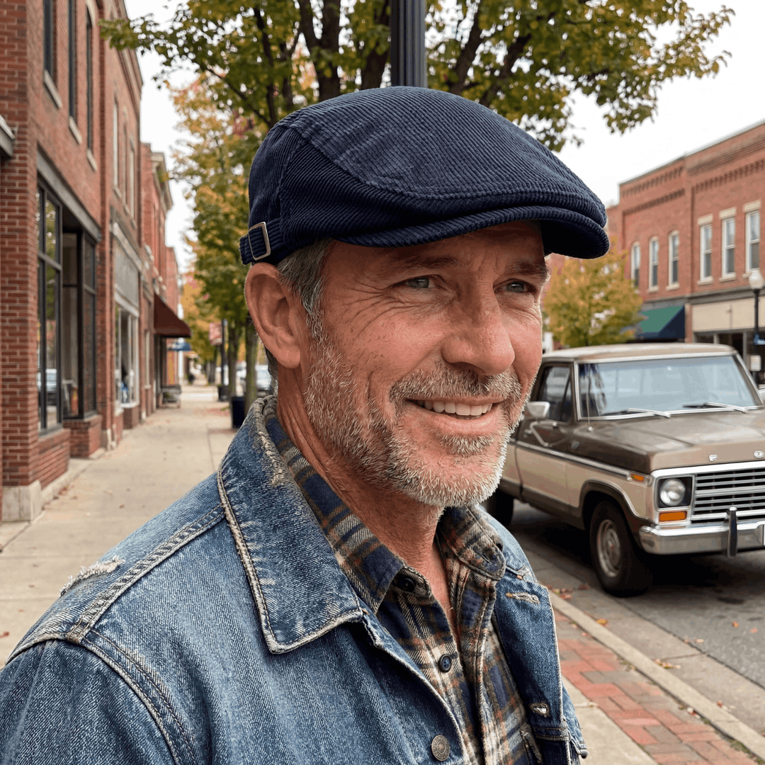 William | Classic Corduroy Flat Cap