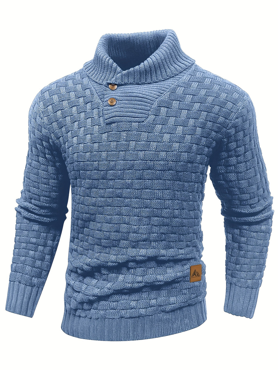 Barrett | Textured Shawl-Collar Jumper