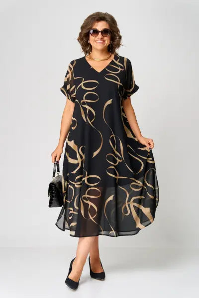 Meliora | Elegant Short Sleeve Dress