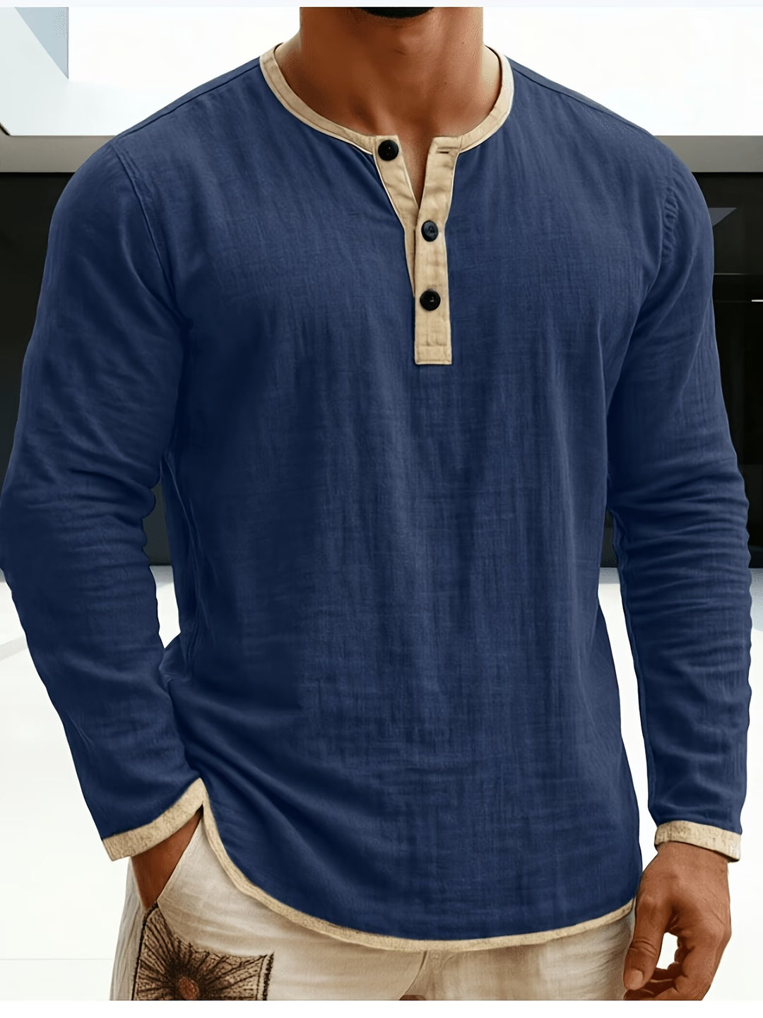 Colton | Casual Long Sleeve Button Summer Shirt