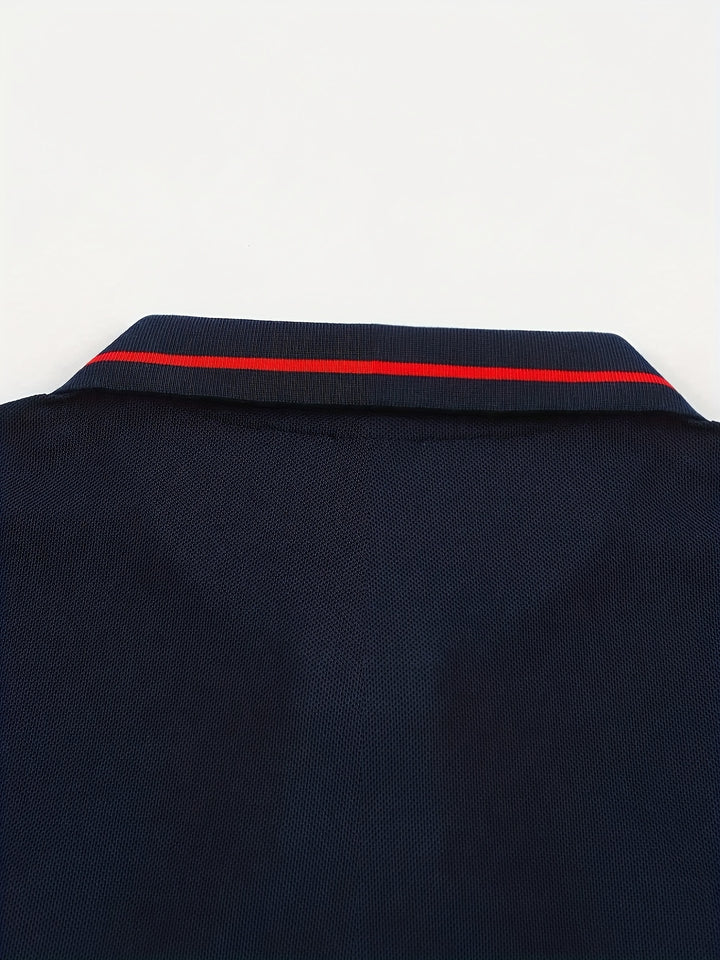 Reginald | Refined Long-Sleeve Polo Shirt