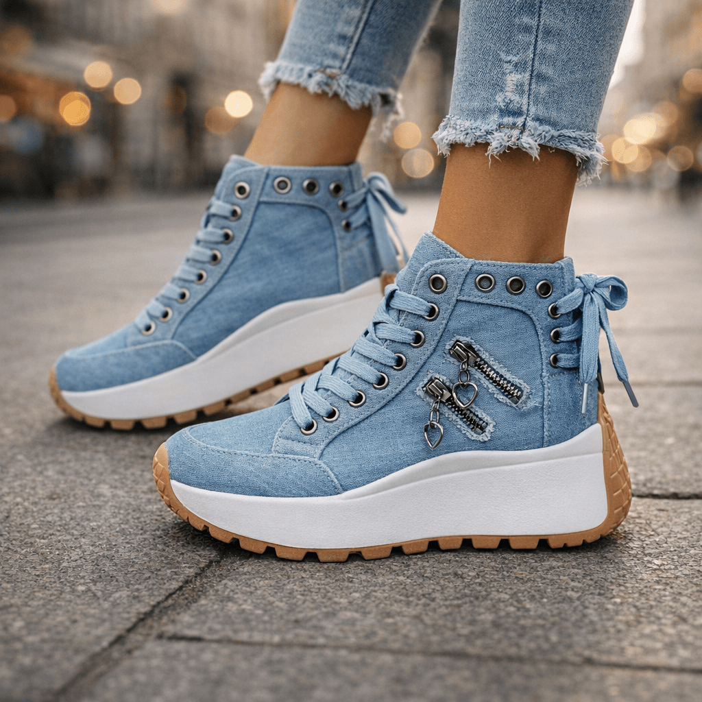 Fenella | Premium High Cut Lace Shoes