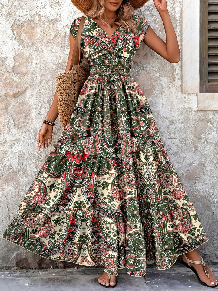 Tabitha | Paisley Print Maxi Dress