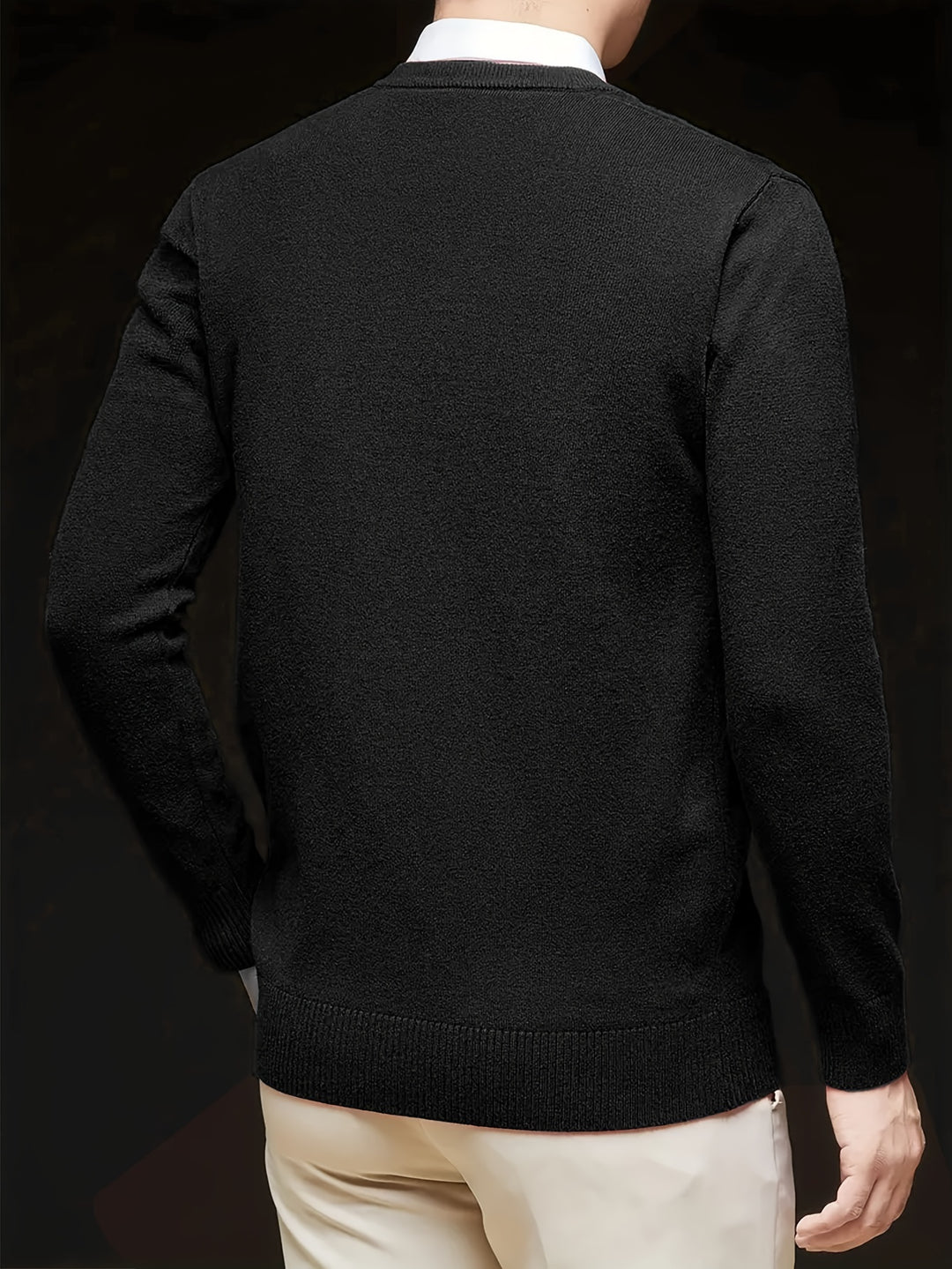 Nigel | Refined V-Neck Jumper