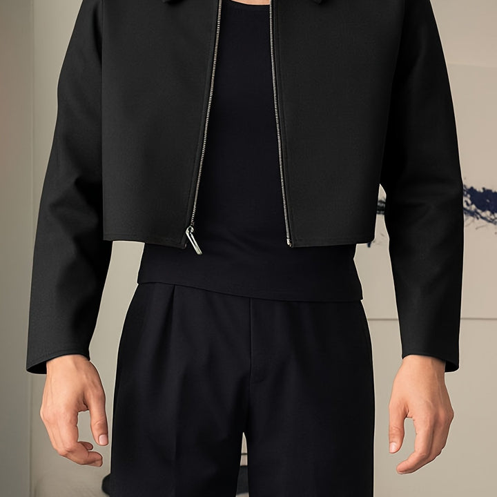 Tobias | Cropped Zip-Up Jacket