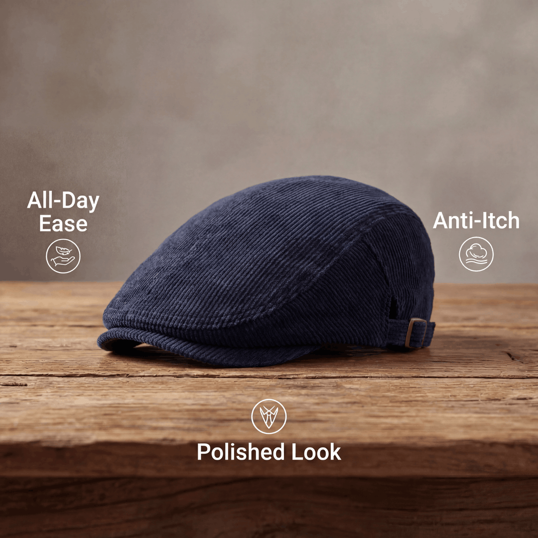 William | Classic Corduroy Flat Cap