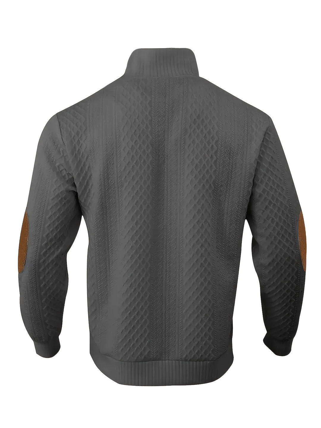 Gabriel | Textured Stand-Collar Jumper