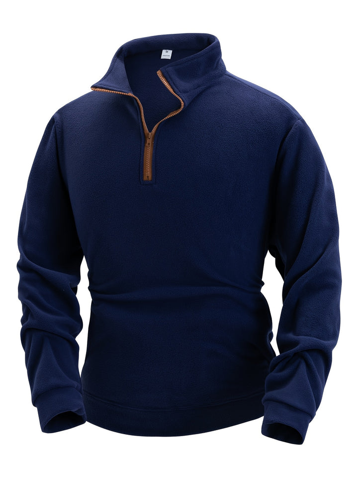 Hollis | Half-Zip Stand-Collar Pullover
