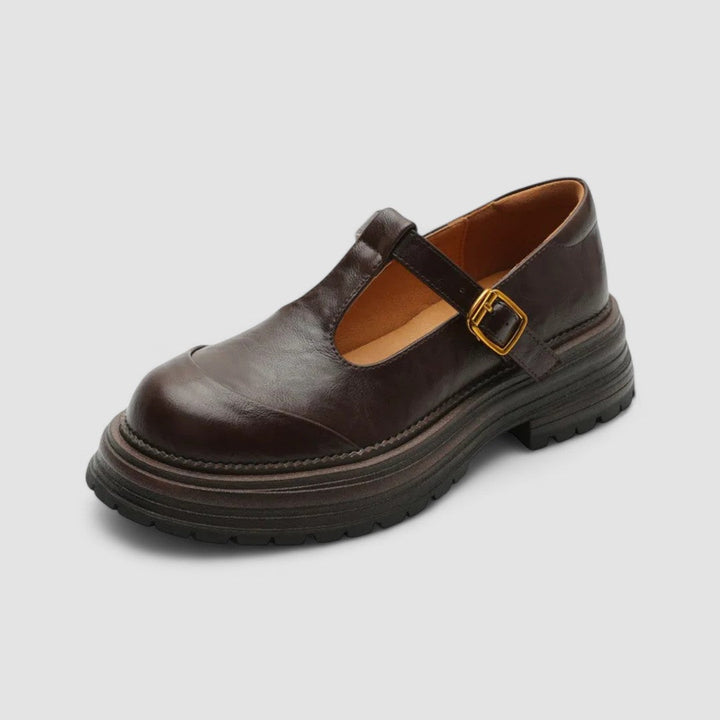 Beth | Classic Chunky T-Bar Mary Jane Shoes