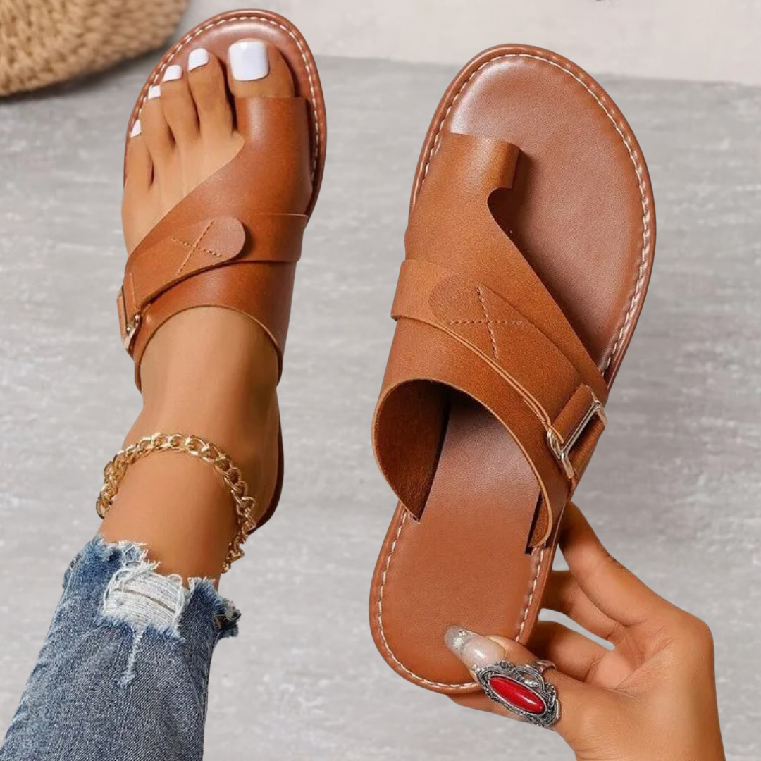 Maeve | Cushioned Comfort Toe-Loop Sandals