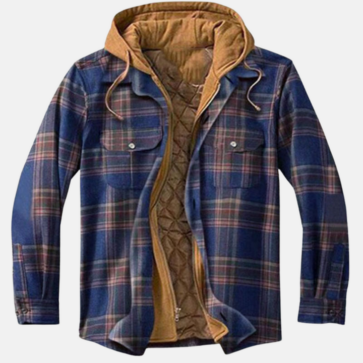 Roland | Rugged Checked Hooded Jacket