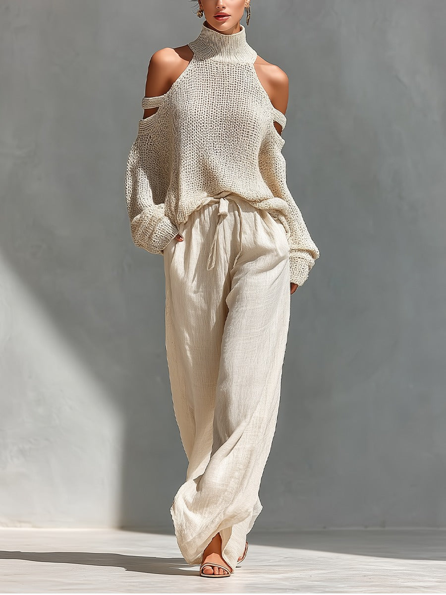 Annette | Relaxed Cold-Shoulder Two-Piece Set