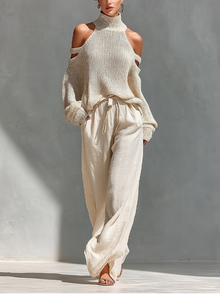 Annette | Relaxed Cold-Shoulder Two-Piece Set