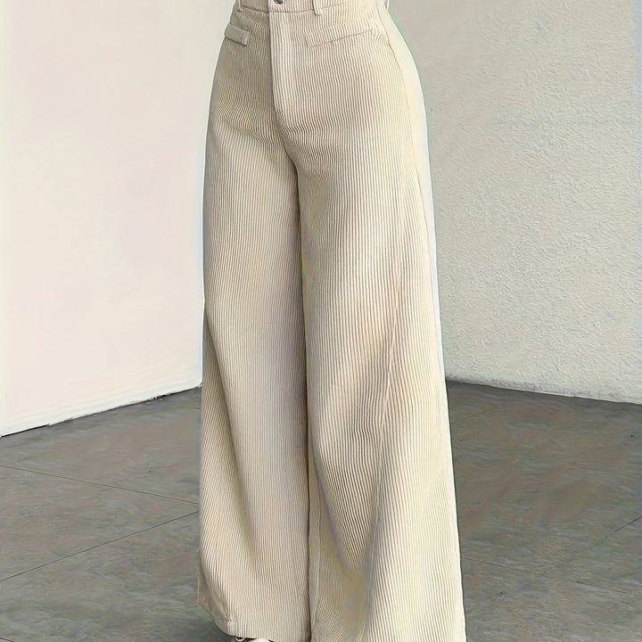 Nora | High-Waisted Wide-Leg Trousers