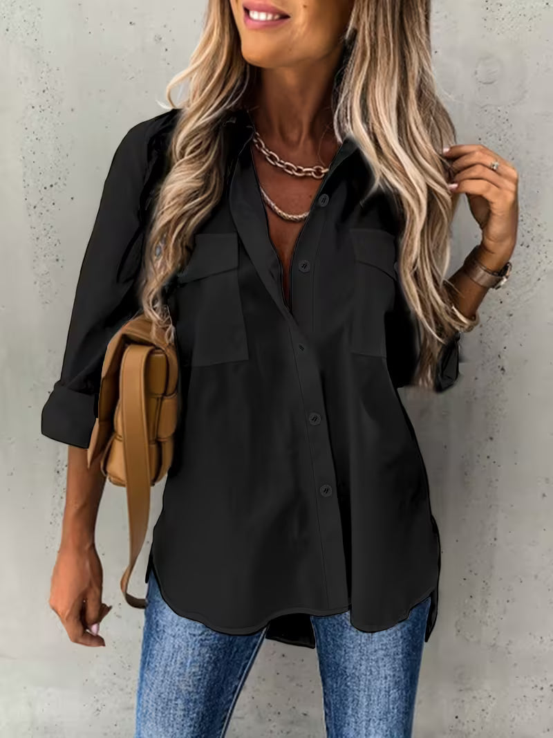 Harper | Classic Button-Up Long Sleeve Shirt