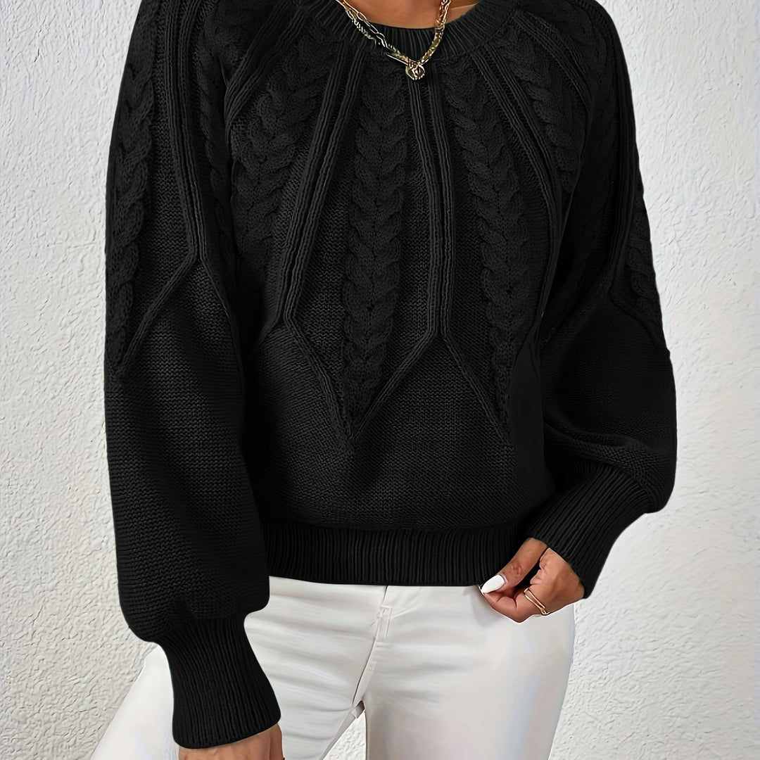 Ophelia | Relaxed Cable-Knit Sweater