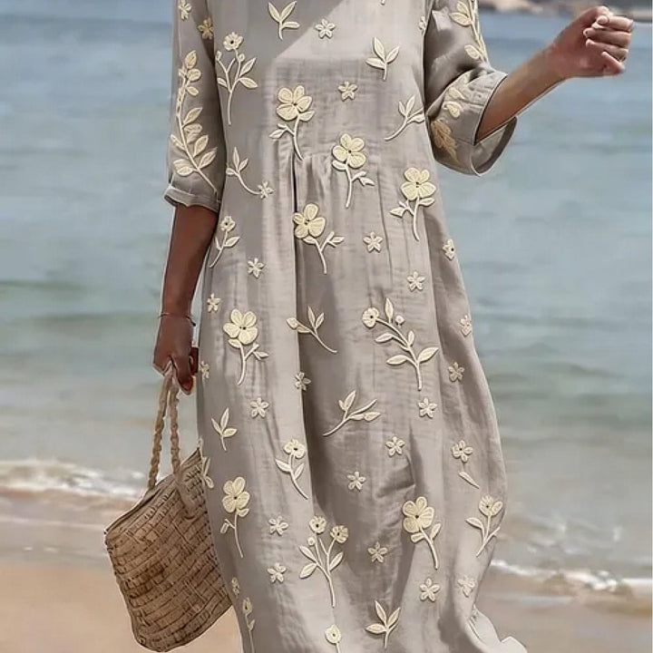 Simone | Elegant Ruffle Wrap Dress