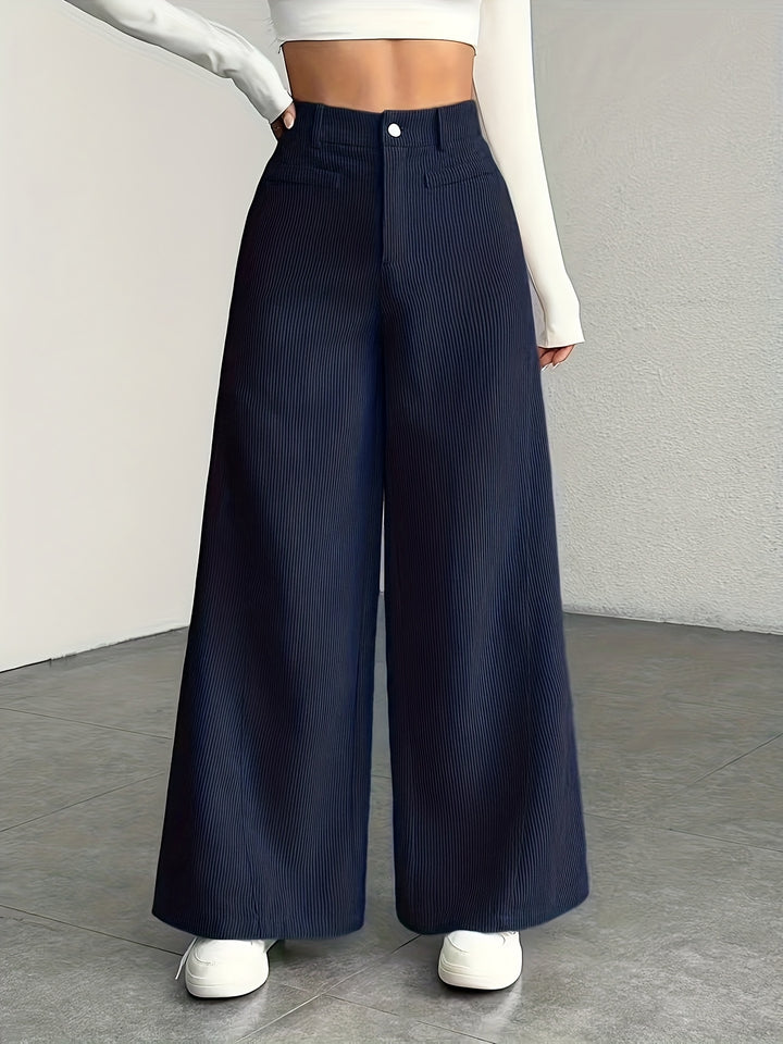 Nora | High-Waisted Wide-Leg Trousers