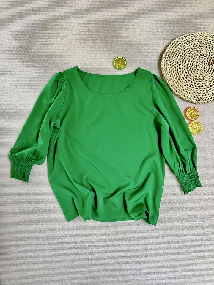 Gwyneth | Elegant Puff-Sleeve Blouse
